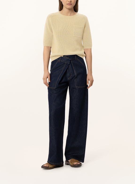 LUISA CERANO Strickshirt mit 3/4-Arm HELLGELB