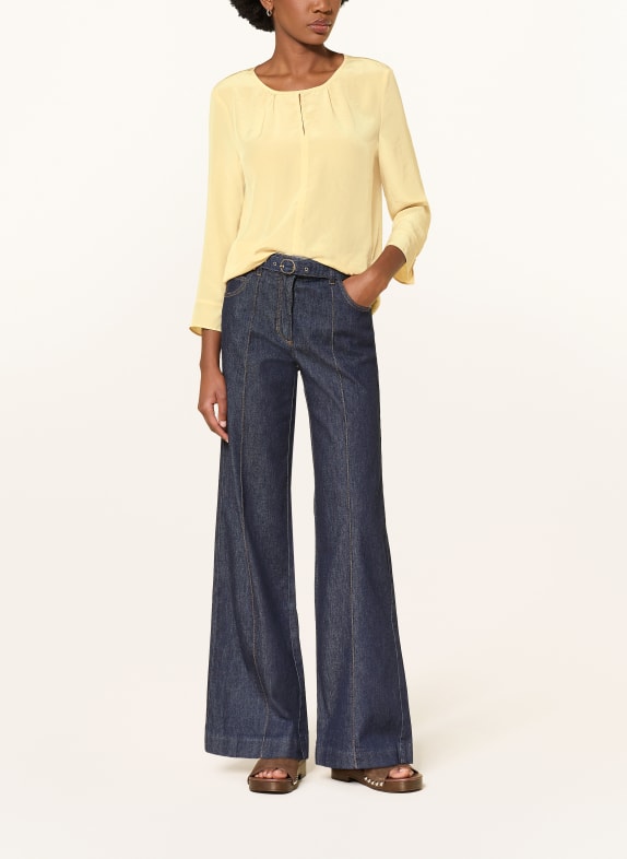 LUISA CERANO Blusenshirt mit 3/4-Arm HELLGELB