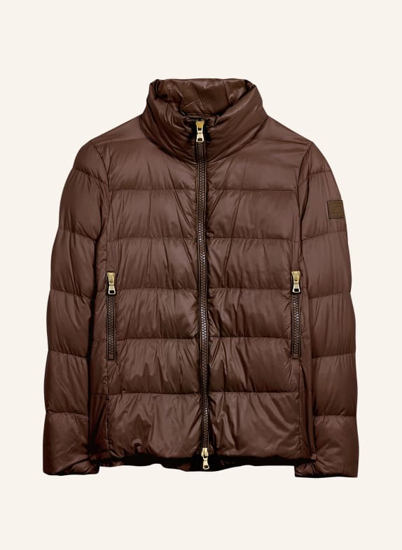 LUISA CERANO Down jacket BROWN