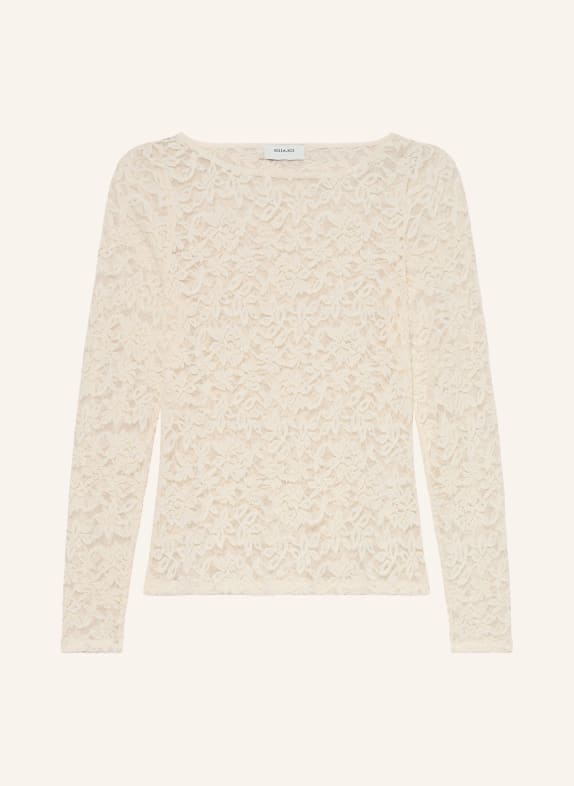 rosemunde Longsleeve DELICIA aus Spitze CREME