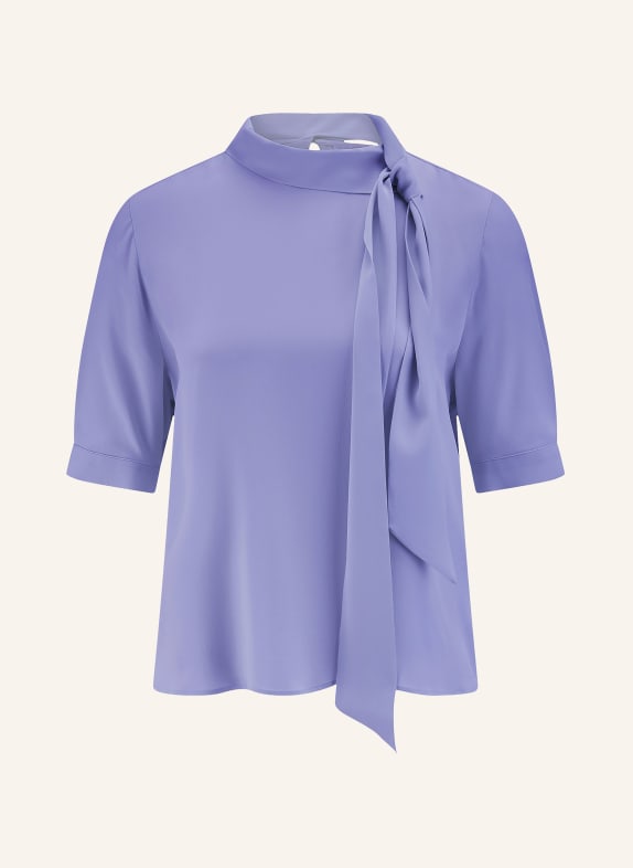 RIANI Schluppenbluse mit Seide HELLBLAU