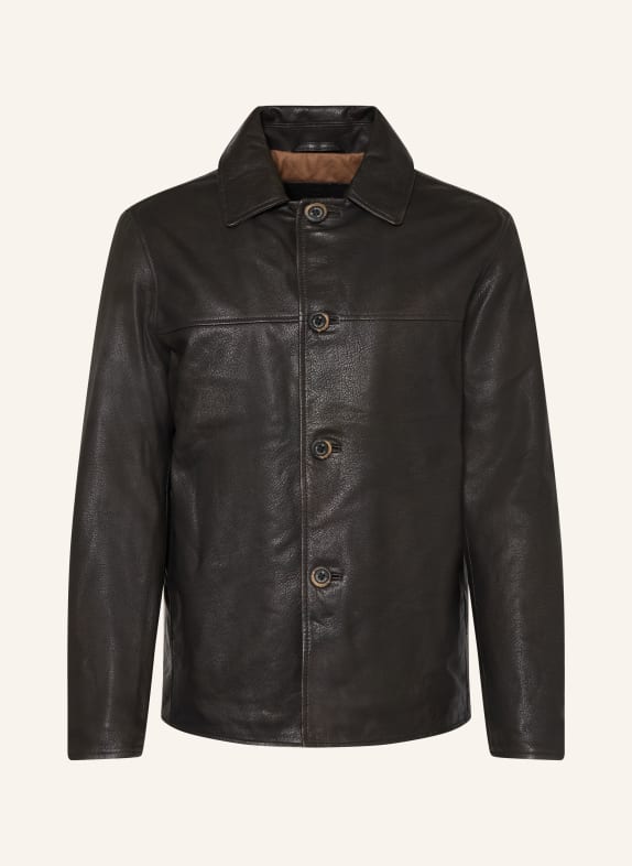 MILESTONE Lederjacke MSMARLON SCHWARZ