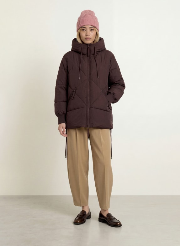 Marc O'Polo DENIM Quilted jacket DARK BROWN