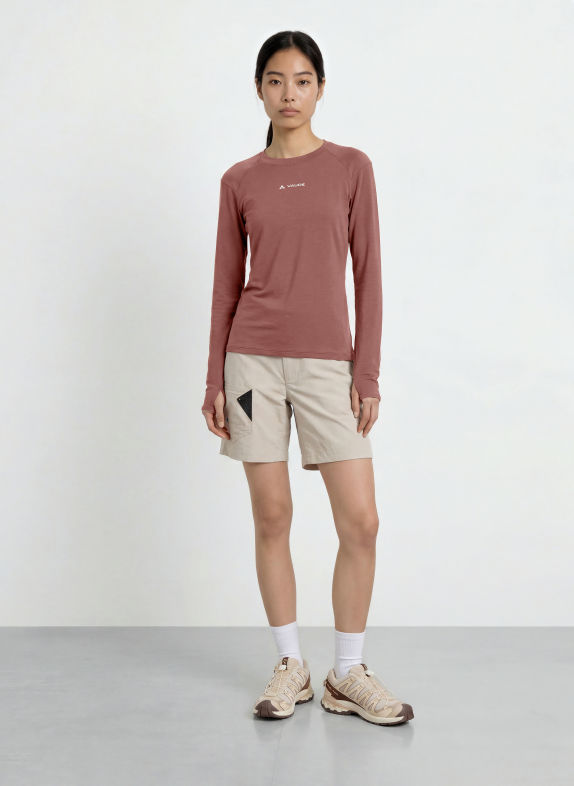 VAUDE MONVISO functional shirt DUSKY PINK