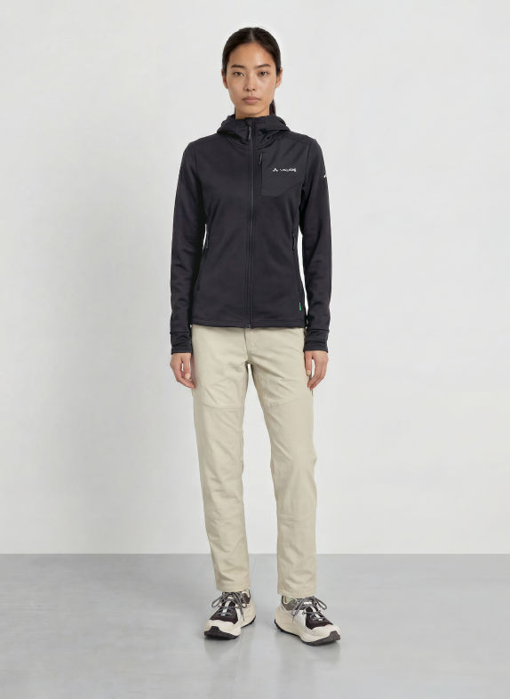 VAUDE Midlayer-jas MONVISO ZWART