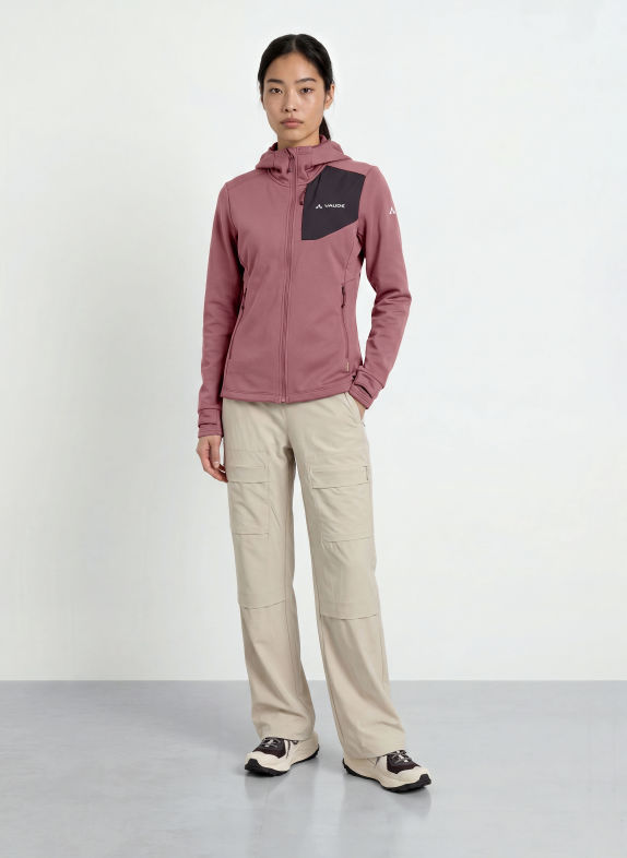 VAUDE Kurtka typu midlayer MONVISO BRUDNY RÓŻ / CZARNY