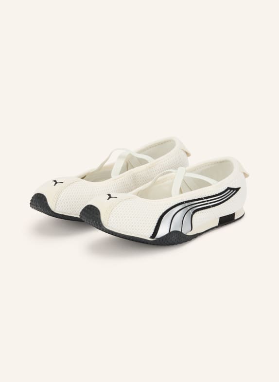 PUMA Mary-Jane ballerina's H-STREET BALLET WIT / ZILVER / ZWART