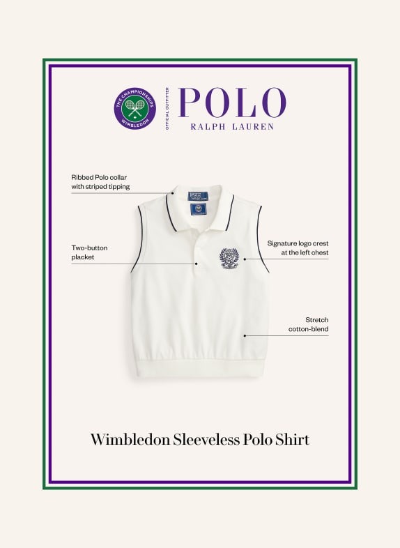 POLO RALPH LAUREN Piqué-Poloshirt WEISS