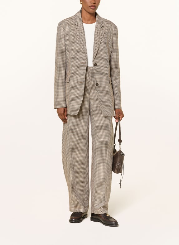 CLOSED Broek BARLIE BEIGE / MARRON FONCÉ