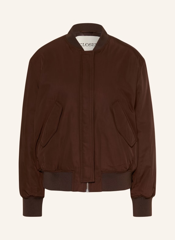 CLOSED Bomber jacket DARK BROWN