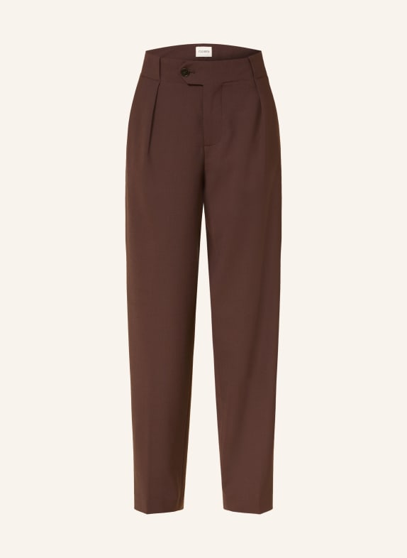 CLOSED Wide-leg trousers MAWSON DARK BROWN