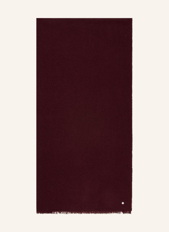 MARC CAIN Scarf with glitter yarn 296 winetasting