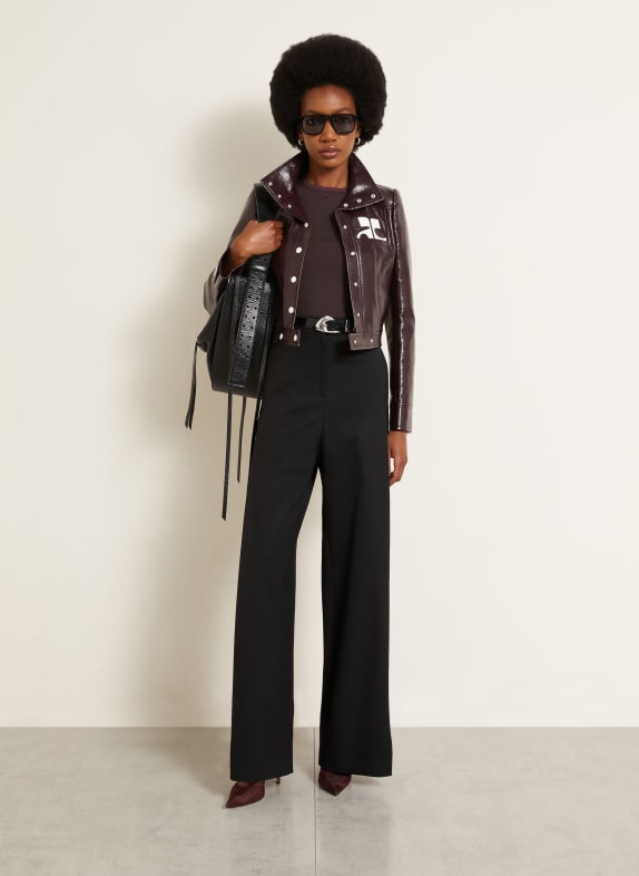 Courrèges Marlene-broek ZWART