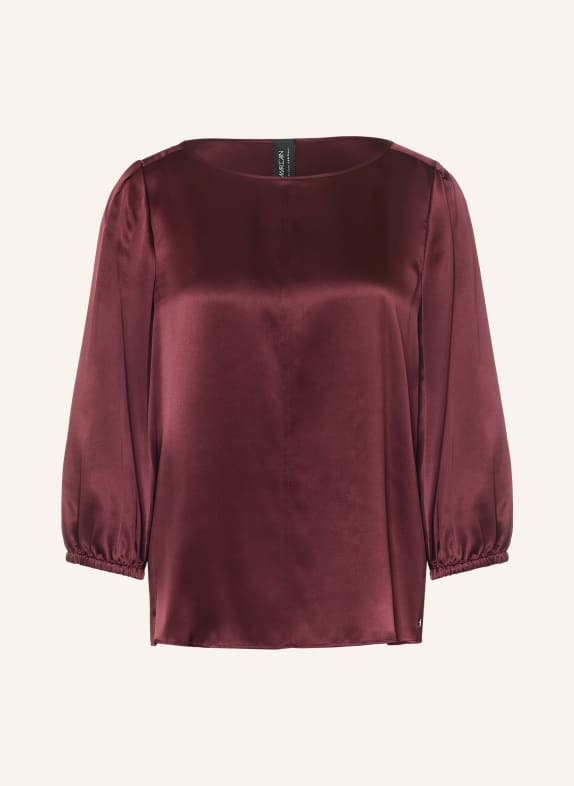 MARC CAIN Blusenshirt aus Seide mit 3/4-Arm 296 winetasting