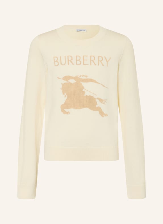 BURBERRY Pullover ECRU / CAMEL