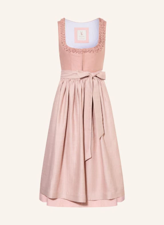 Johann & Johanna Dirndl mit Leinen ALTROSA / ROSÉ