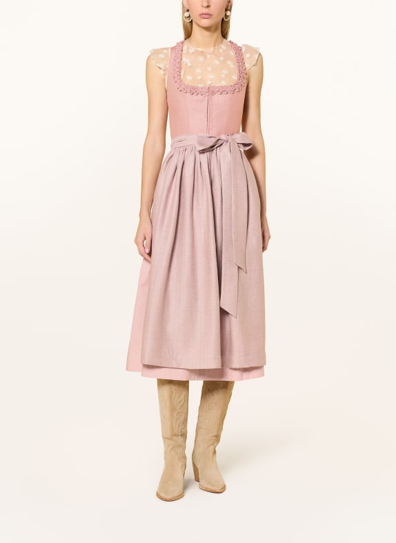 Johann & Johanna Dirndl mit Leinen ALTROSA / ROSÉ
