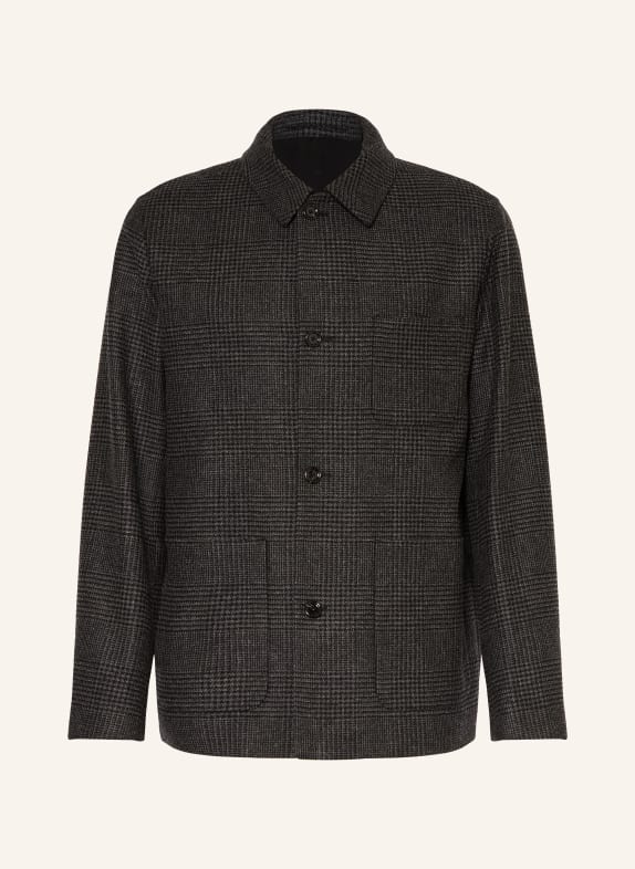 LARDINI Overjacket DONKERGRIJS / ZWART