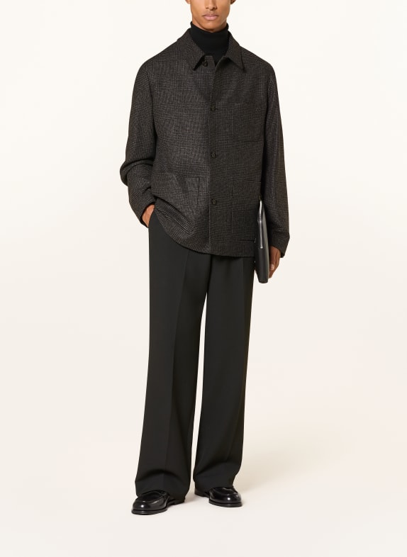 LARDINI Overjacket DONKERGRIJS / ZWART