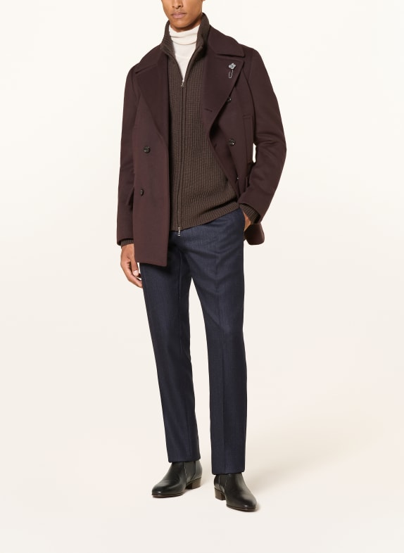 LARDINI Chino Regular Fit in jeanslook 850 NAVY