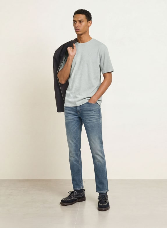 BOSS T-shirt BLÅGRÅ