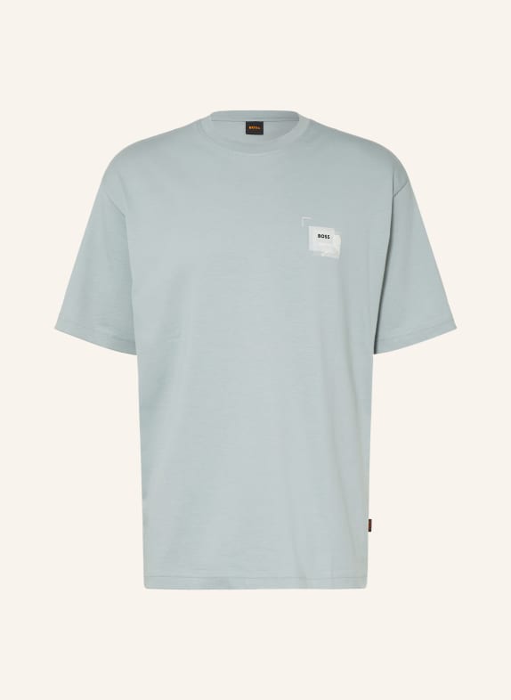 BOSS Tricou FRAME GRI