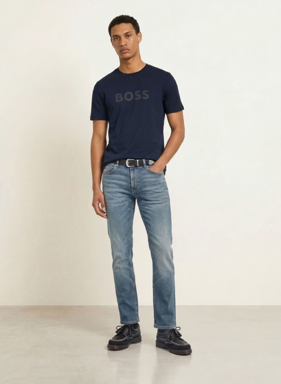 BOSS T-shirt MØRKEBLÅ