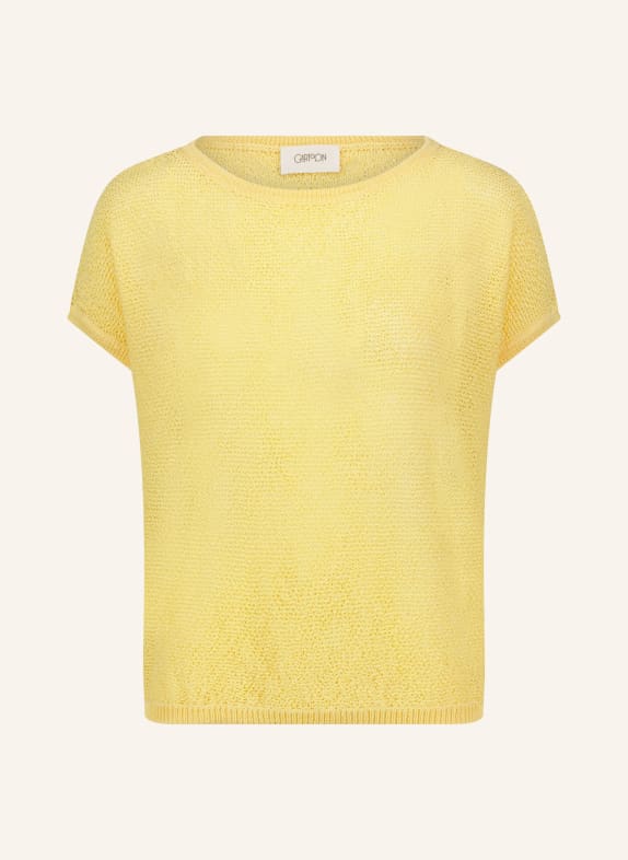 CARTOON Knit shirt YELLOW