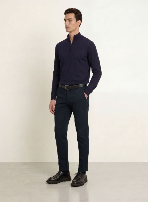 STROKESMAN'S Chino Slim Fit ALBASTRU ÎNCHIS