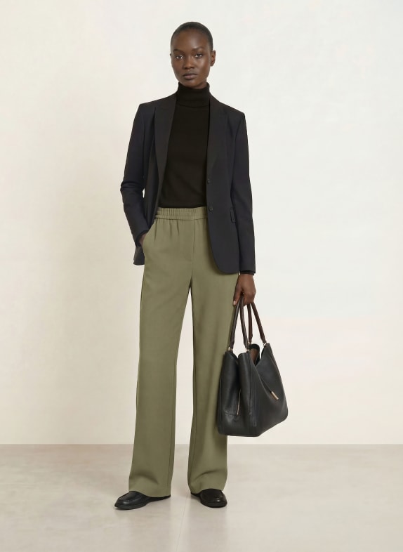 BOSS Marlene-broek TIANAH OLIJF