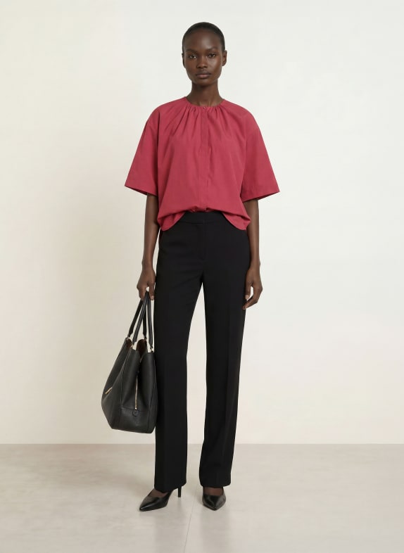 BOSS Blouse BANORENA met 3/4-mouwen LICHTROOD