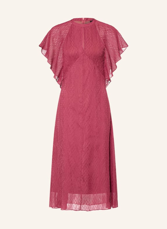 BOSS Kleid DACOPE mit Volants HELLROT