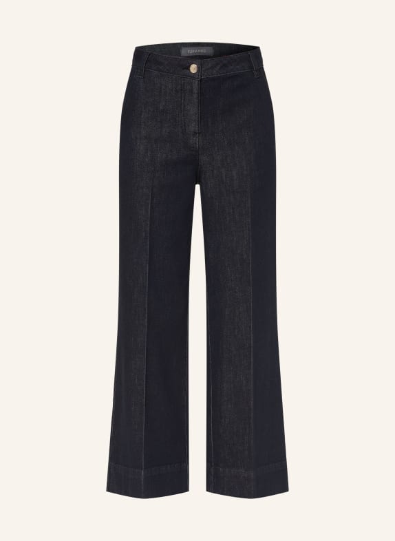 ELENA MIRO Wide Leg Jeans MARY 034 BLU SCURO