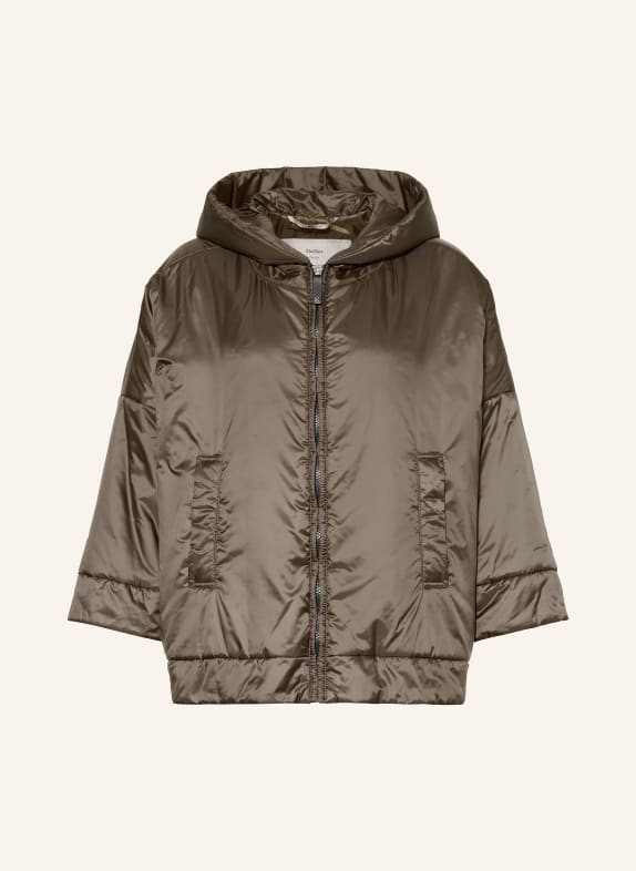 Max Mara The Cube FIORE-jas met 3/4-mouwen BRUIN
