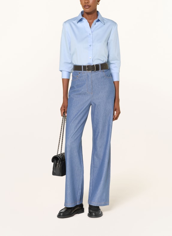 MM by Max Mara Overhemdblouse FIACRE LICHTBLAUW
