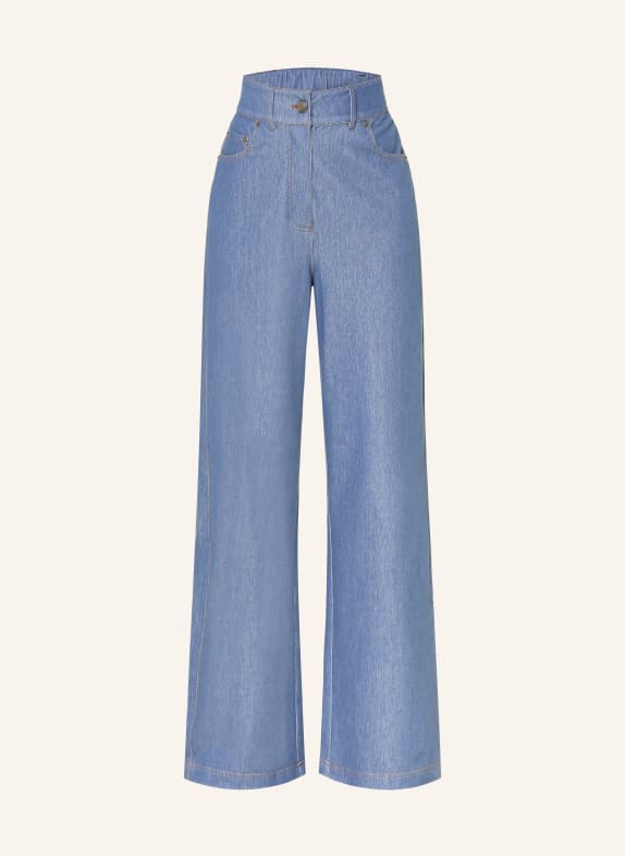 MM by Max Mara Marlene-broek EMIRO in jeanslook BLAUW