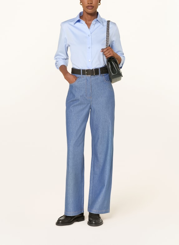 MM by Max Mara Marlene-broek EMIRO in jeanslook BLAUW
