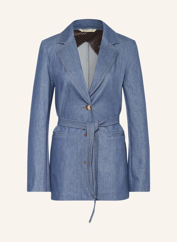 MM by Max Mara ODISSEA Denim-Look Blazer BLUE