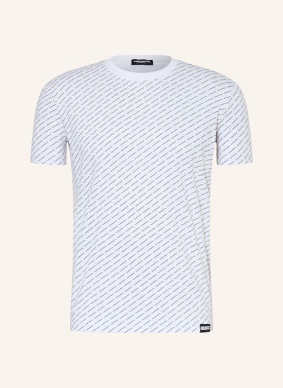 DSQUARED2 T-shirt WIT / ZWART