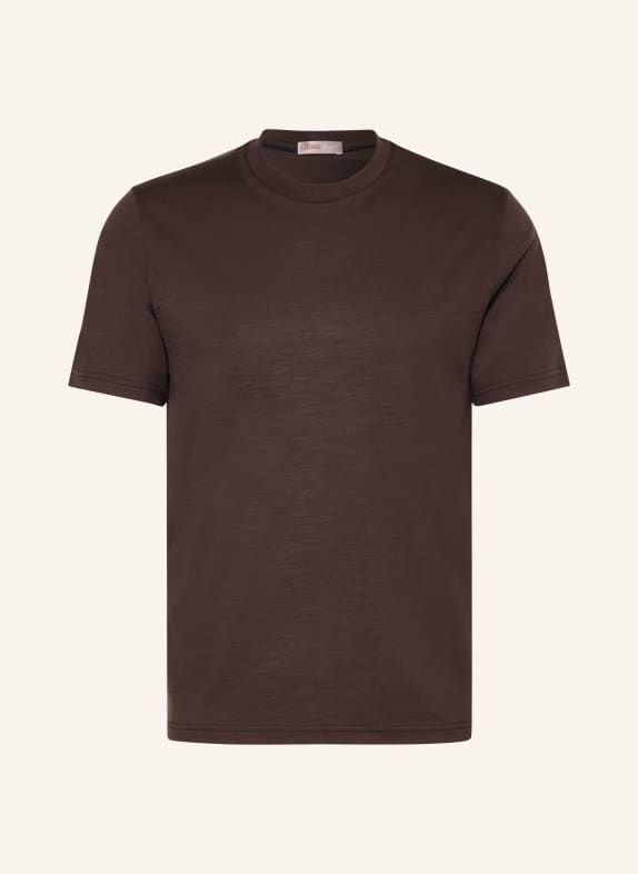 HERNO T-shirt DARK BROWN