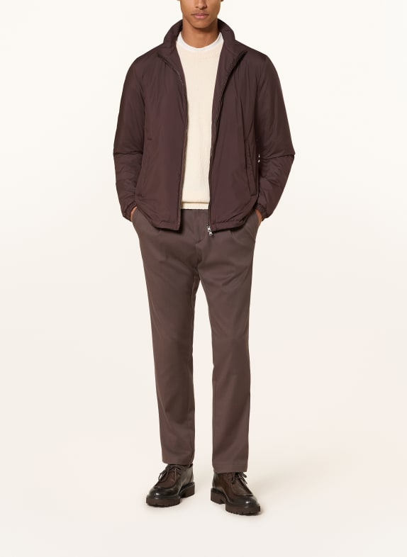 HERNO Kurtka typu blouson CIEMNOBRĄZOWY