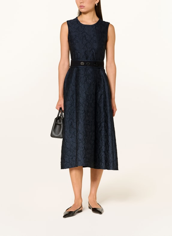 S Max Mara Cocktailkleid SAX DUNKELBLAU