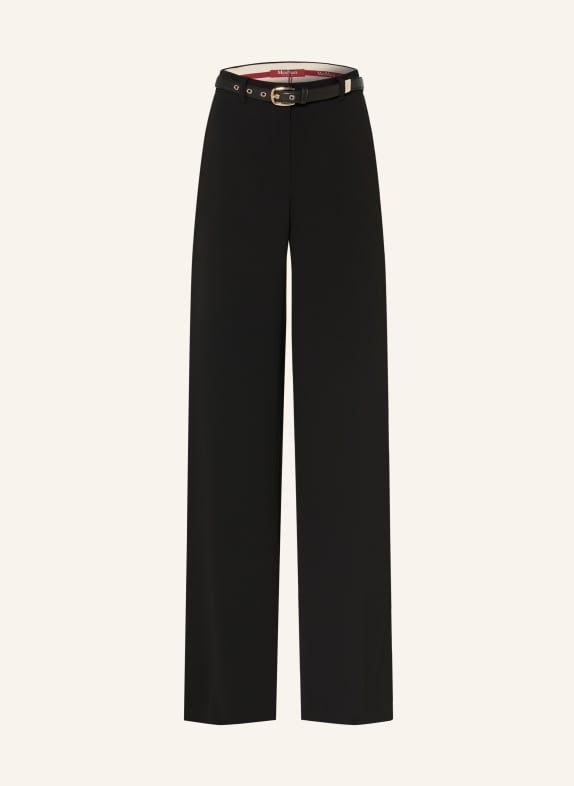 Max Mara STUDIO Marlene kalhoty AMICO ČERNÁ