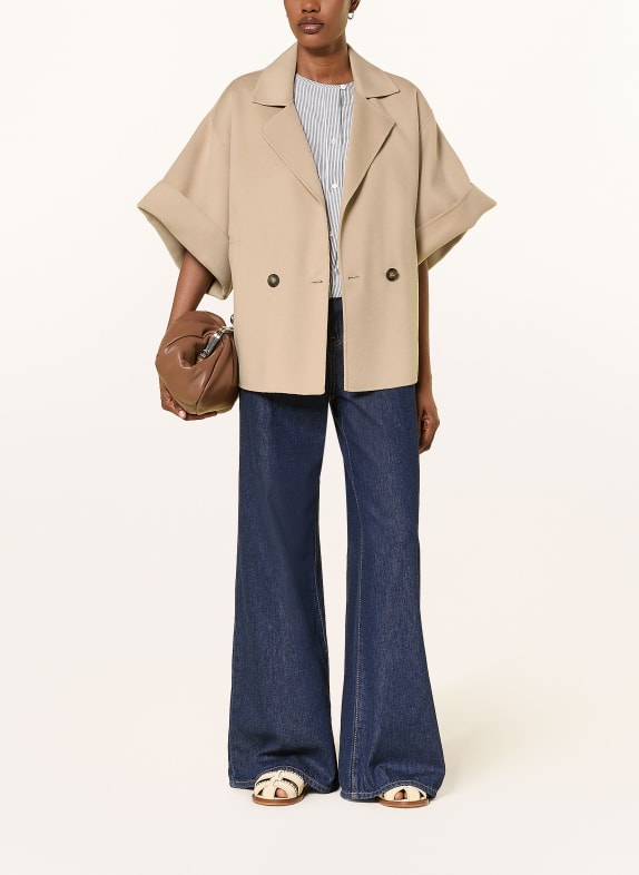 WEEKEND Max Mara Bunda NEO s 3/4 rukávy KRÉMOVÁ