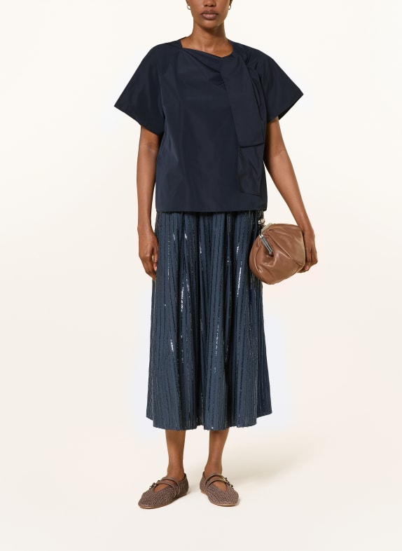 WEEKEND Max Mara Blus RECENTE MÖRKBLÅ