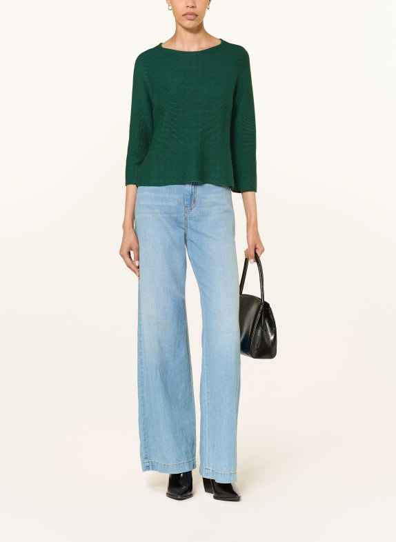 WEEKEND Max Mara Pullover ADDOTTO mit 3/4-Arm DUNKELGRÜN