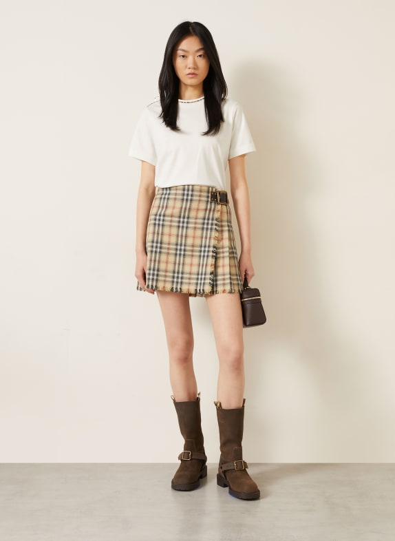 BURBERRY T-Shirt FRANKIE WEISS / BEIGE / SCHWARZ