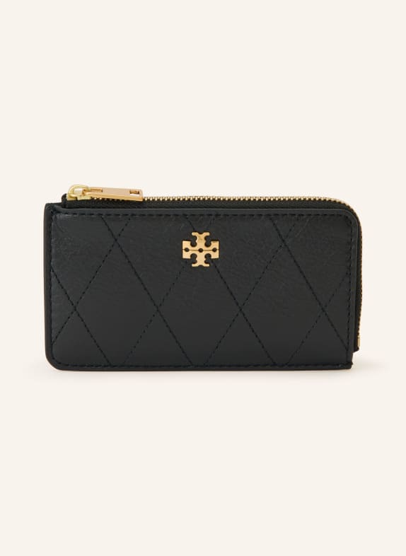 TORY BURCH Kartenetui CHARLIE SCHWARZ / GOLD
