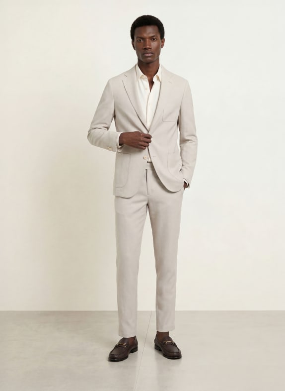 BOSS Colbert HANRY Slim Fit 271 LIGHT BEIGE