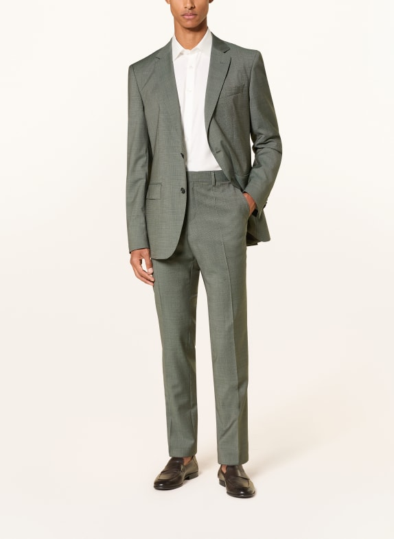 BOSS Spodnie do garnituru H-GENIUS Slim Fit 347 OPEN GREEN